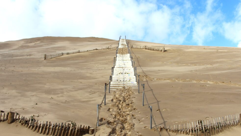 l’escalier de la Dune du Pilat